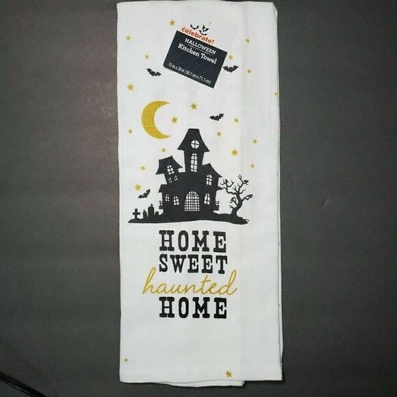 Kitchen Tea Towels Pumpkin Spice Latte Halloween - Picture 6 of 10